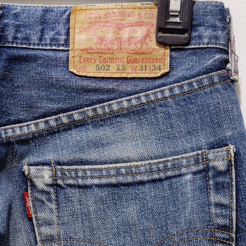 502XX LEVIS Big E JAPANESE SELVEDGE Jeans 30x34